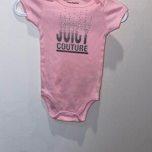 5/$15 Juicy Couture Pink Baby Onesie